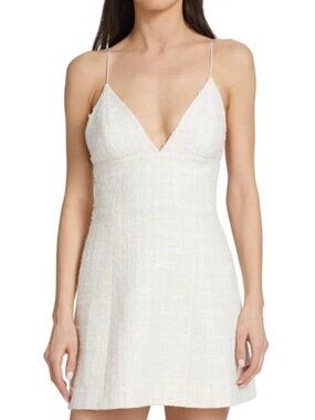 Alice + Olivia Carli Tweed Minidress - Size 10